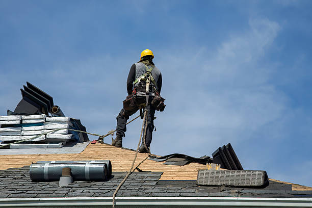 Professional Gutter Installation technician working in Granville, IA